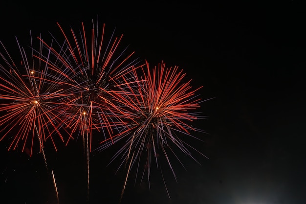 vuurwerk in de lucht