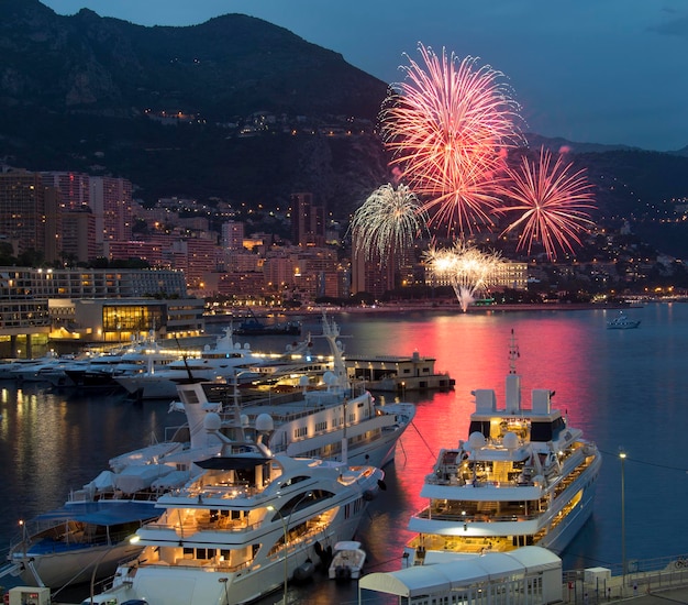 Vuurwerk in Monaco