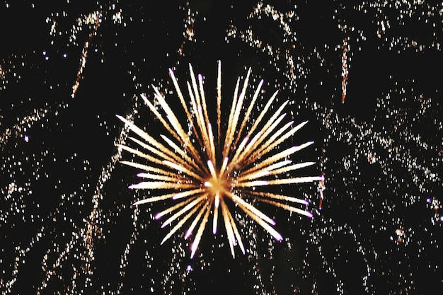 Foto vuurwerk's nachts.