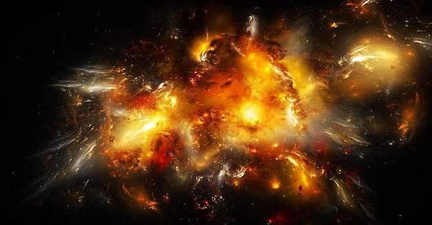 Vuurwerk's nachts.