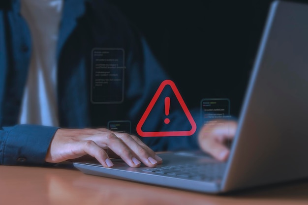 Waarschuwing fout 404 pagina niet gevonden Computer netwerk waarschuwing met probleem