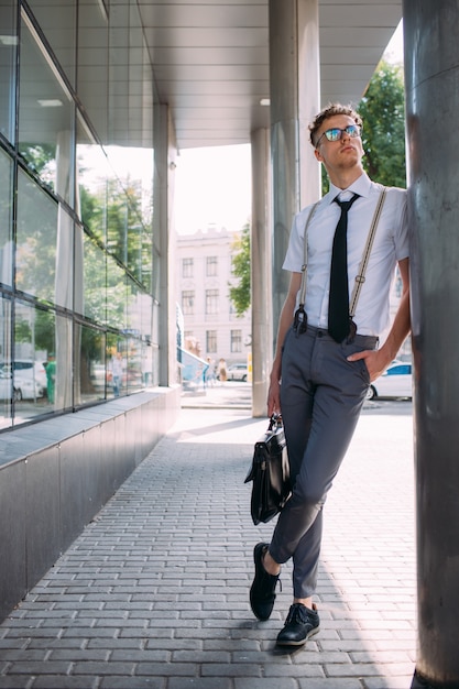 Wachten op een vriend of collega