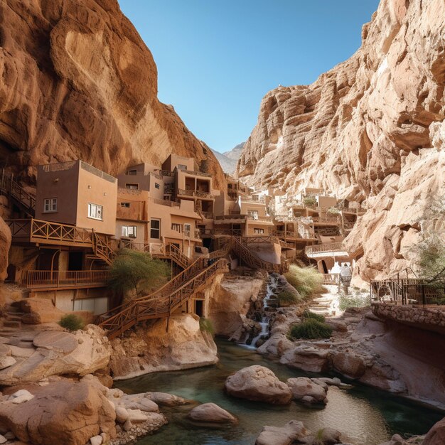 Photo wadi aldayseh in a modern way