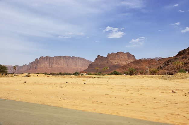 Wadi Disah、Al Shaqキャニオン、サウジアラビア