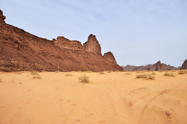 Wadi Disah、Al Shaqキャニオン、サウジアラビア