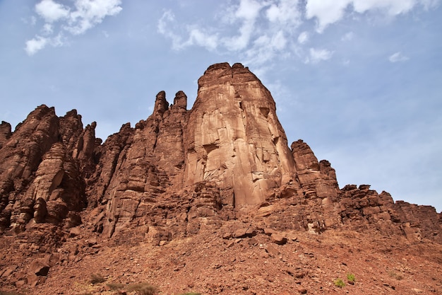 Wadi Disah in de Al Shaq-kloof in Saoedi-Arabië