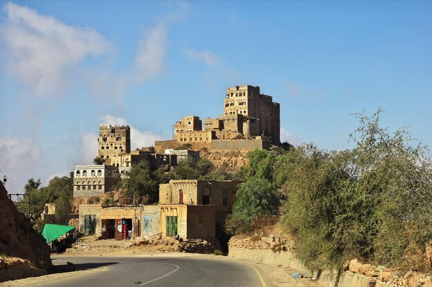 Wadi sara nelle montagne yemen