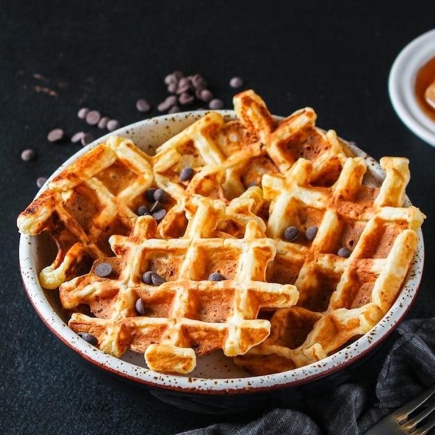 wafels zoet dessert