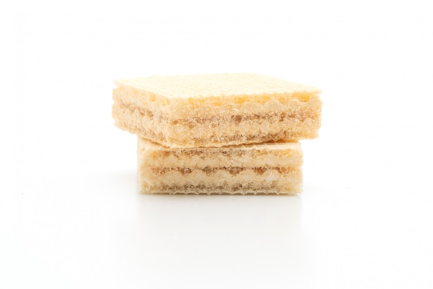 wafer biscuit with milk cream flavour