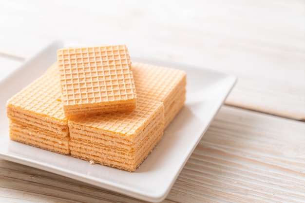 wafer met sinaasappelcrème