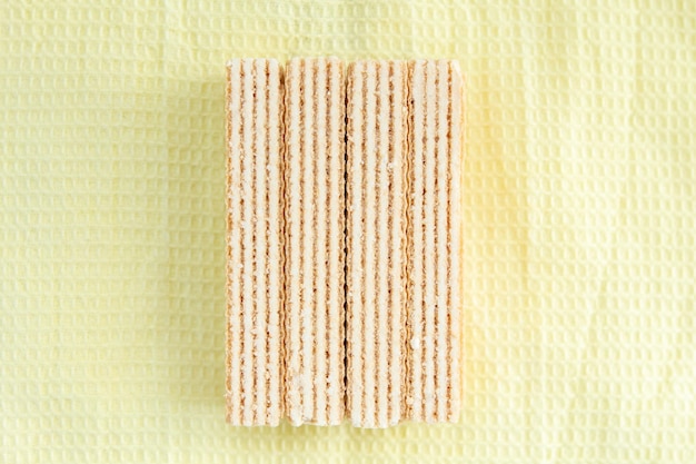 Wafer with a white layer on a white background