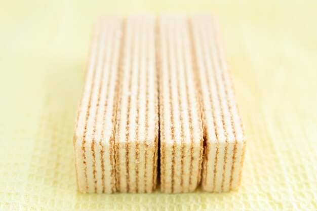 Wafer with a white layer on a white background