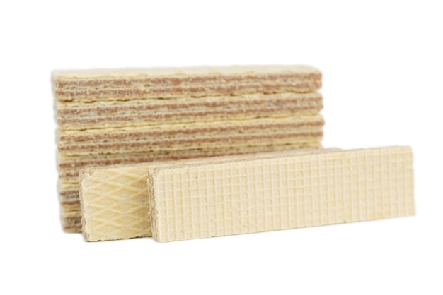 The wafers with cocoa flavoured cream