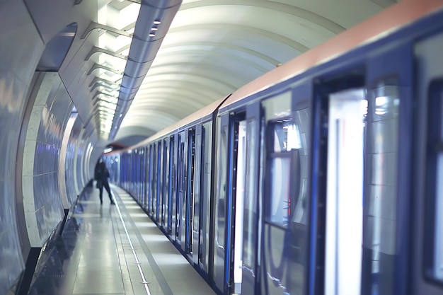 движение вагонов метро, концепция транспорта абстрактный фон без людей