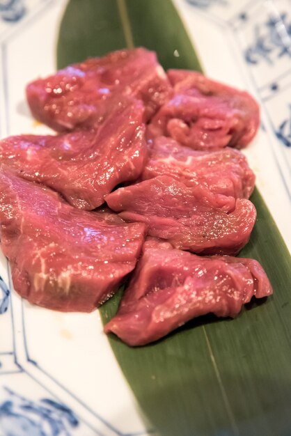 Wagyu vlees BBQ yakiniku