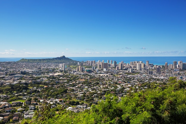 Waiikiki-strand in Honolulu, Hawaï