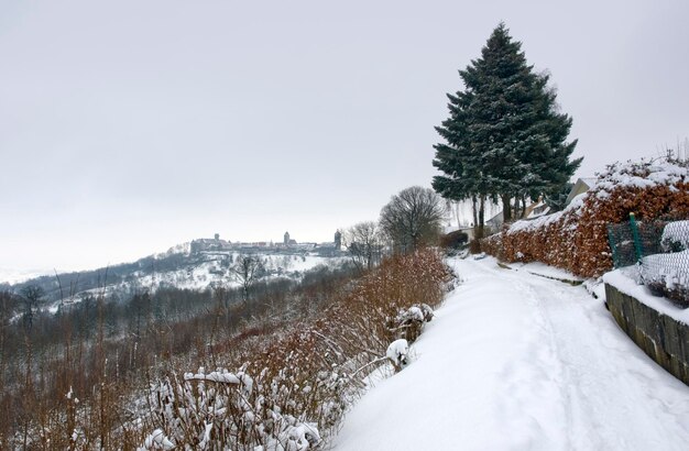 Waldenburg in de wintertijd