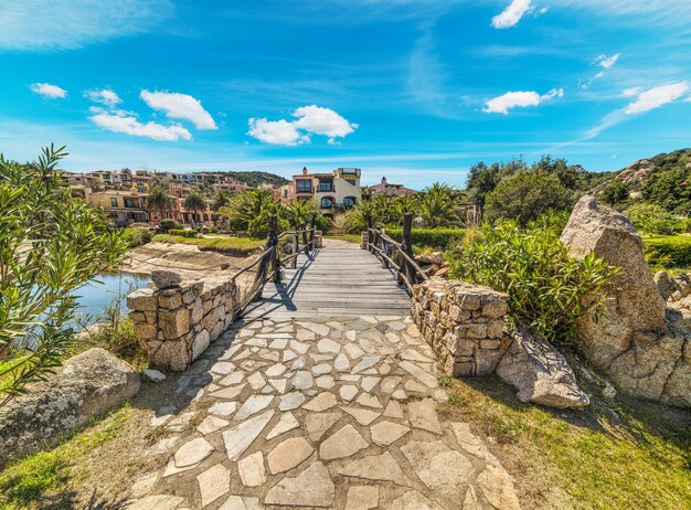 Walk path in porto cervo