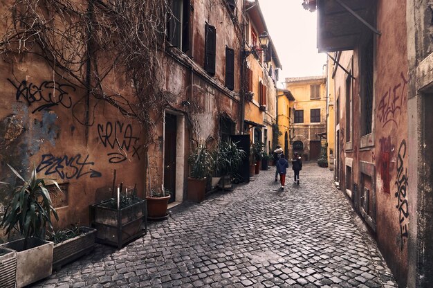 Walking through Rome