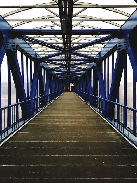 Photo walkway on bridge