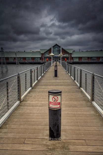 Photo walkway at dundee docks