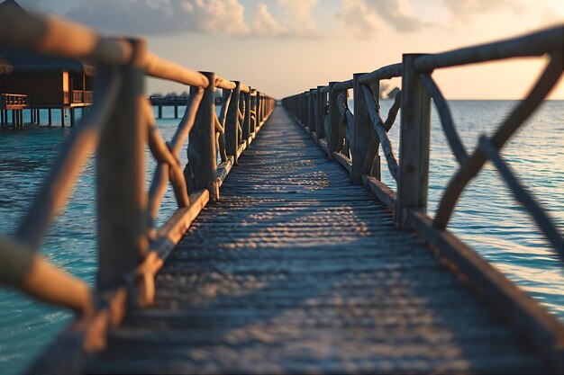 walkway into gulf of maldives