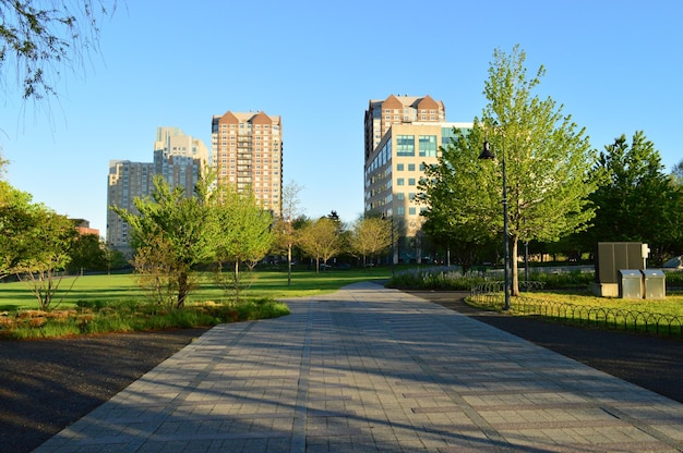 Photo walkway leading to building