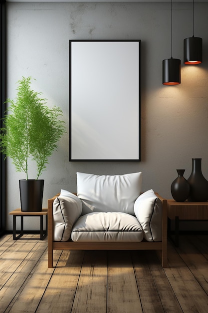 Wall Art Frame Mockup