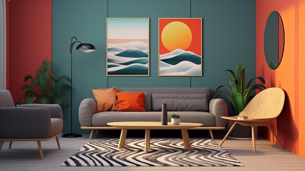 wall art mockup 4k 8k ultra realistic magnificent high quality