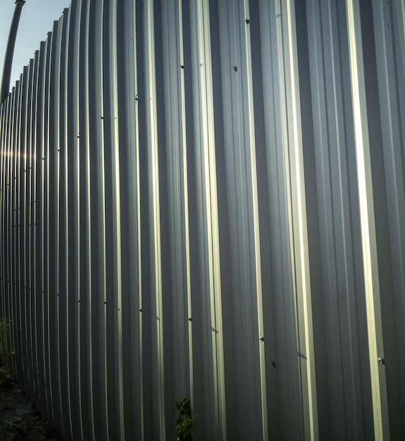 The wall or background of the metal sheet and perspective veiw.