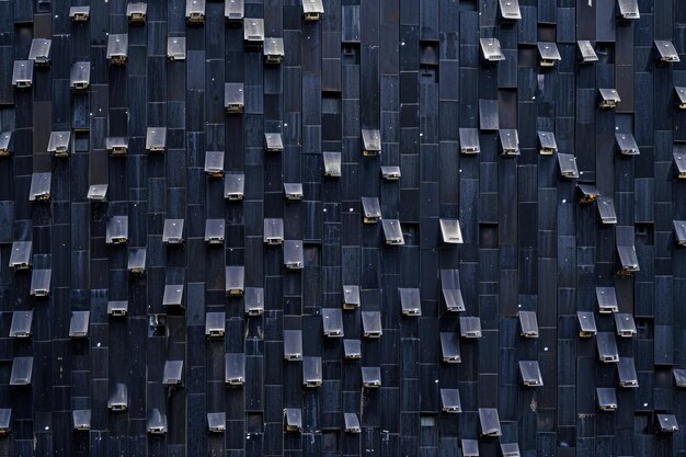 Il muro di un edificio completamente coperto da telecamere di sorveglianza toronto ontario canada