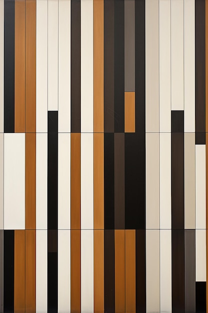 the wall of the building is made of wood and has a brown and black pattern.