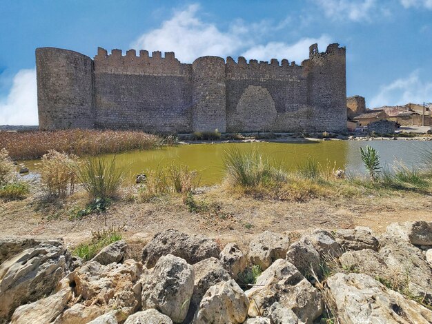 Wall of the city of Uruena Valladolid