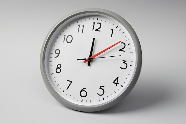 Wall clock indoors still life