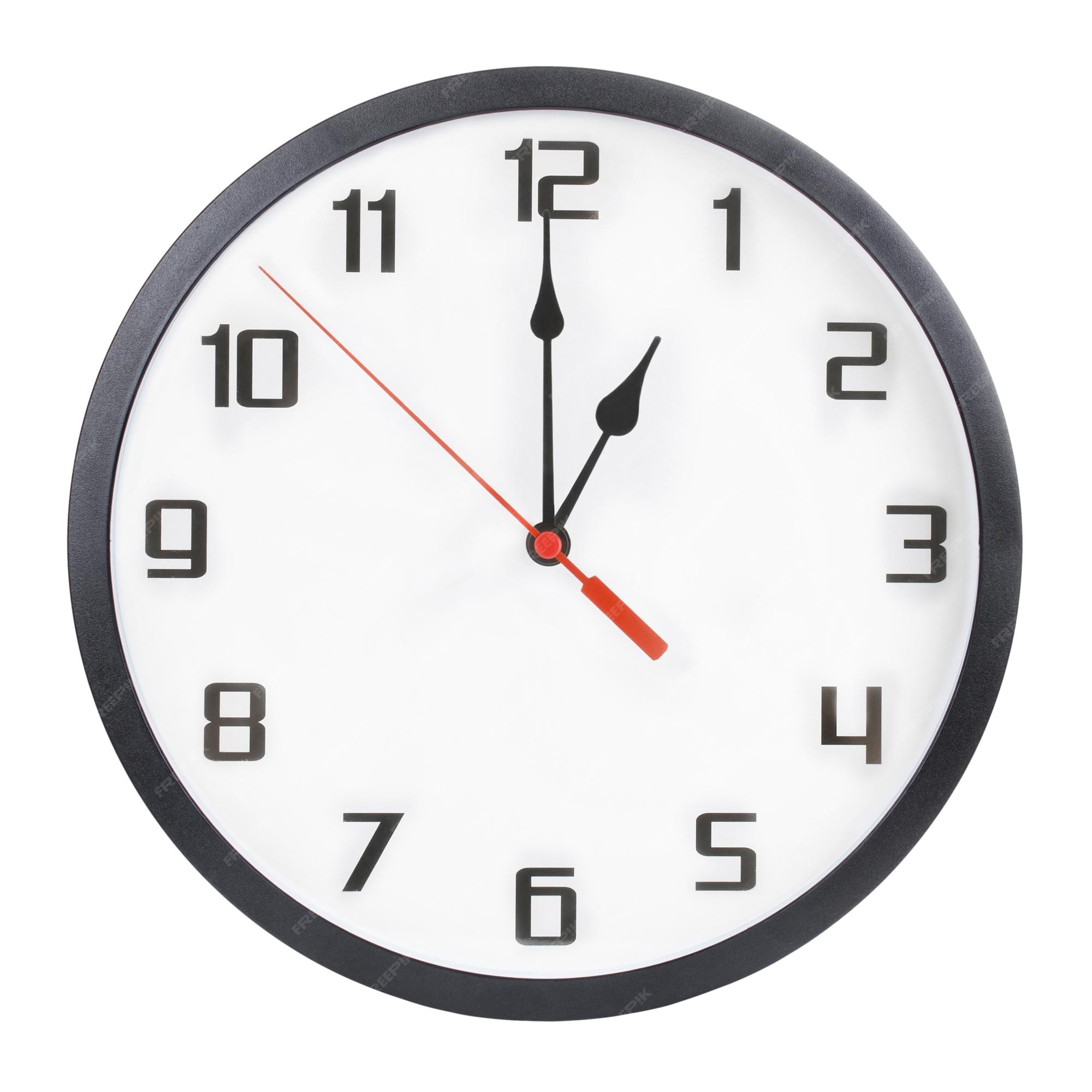 premium-photo-wall-clock-isolated-on-white-background-1-pm-or-1-am