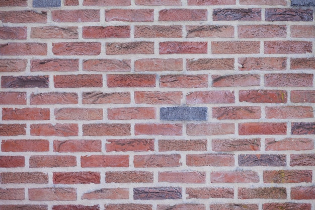 Wall of colored bricks texture