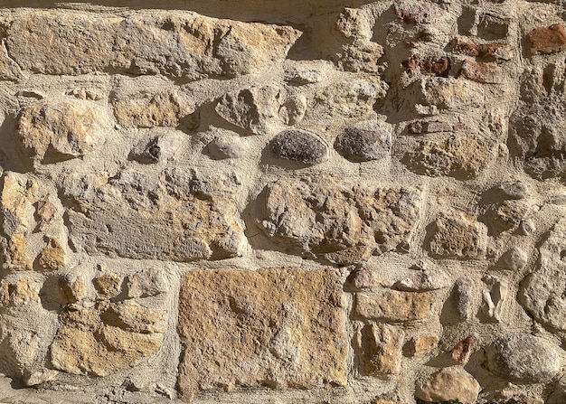 Стена, бетонная стена, каменная стена для фонового изображения или визуализации