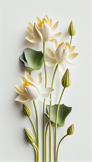 A wall of flowers with a green leaf.