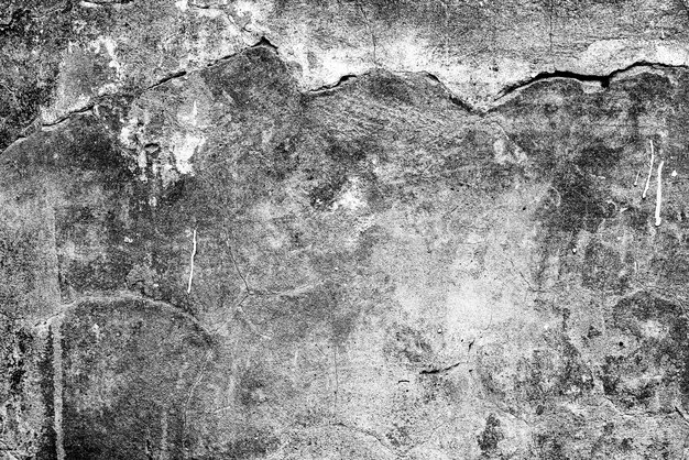 Wall fragment with scratches and cracks