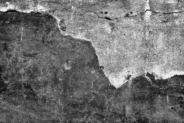 Wall fragment with scratches and cracks