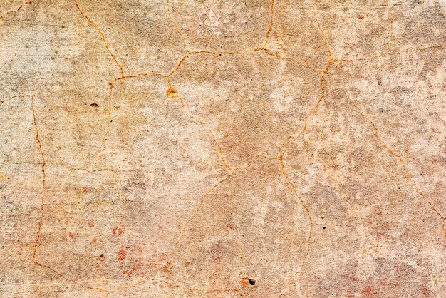 Photo wall fragment with scratches and cracks