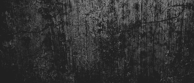 Wall full of scratches Grungy cement texture for background Scary dark wallBlack wall