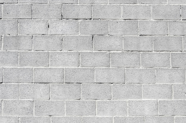 灰色のコンクリート ブロックの壁