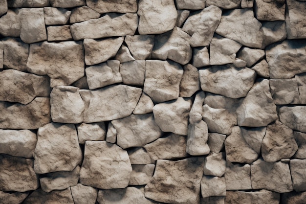 A wall of grey rocks