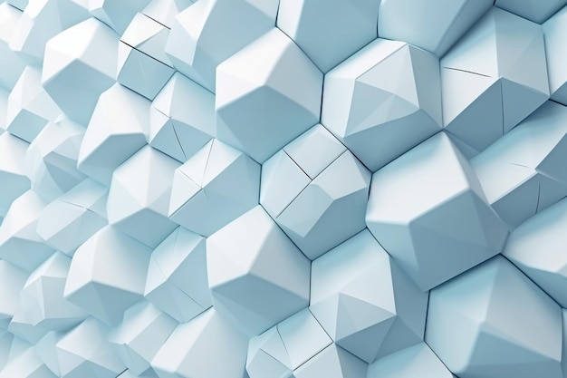 A wall of hexagons with the word cubes on it