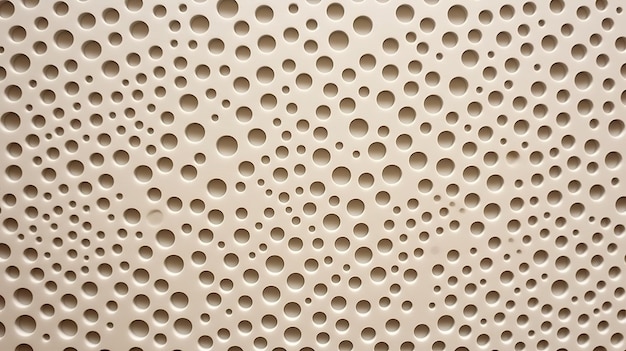 A wall of holes that have holes in them