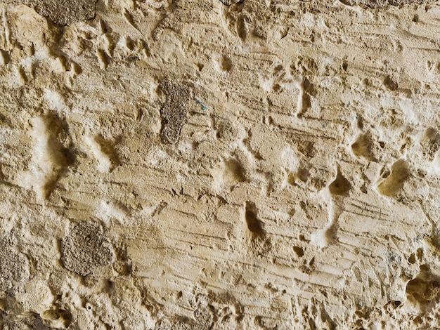 a wall in a house that has a handprint on it