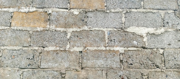 the wall is made of bricks