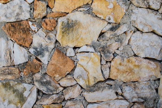 Wall of large natural stones, natural background. Great for design and texture background.