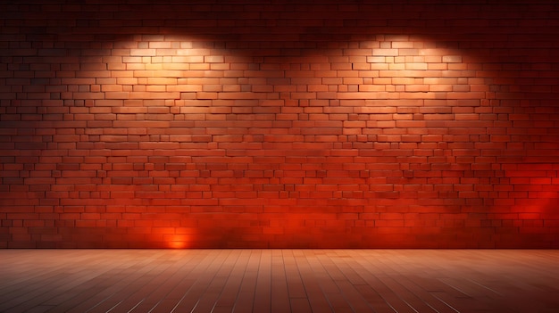 a wall made of brick with an orange brown and red shade